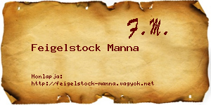 Feigelstock Manna névjegykártya